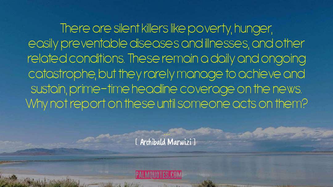 Coverage quotes by Archibald Marwizi