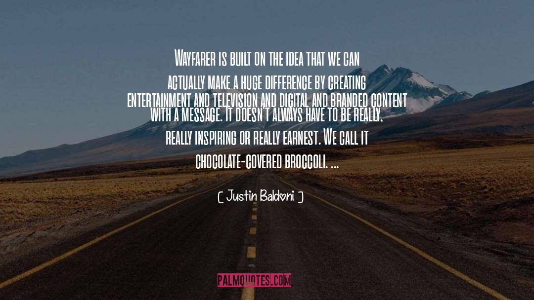 Covered quotes by Justin Baldoni