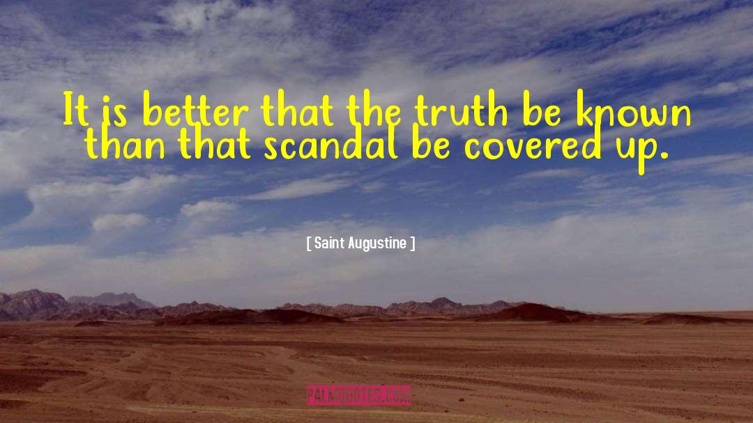 Covered Up quotes by Saint Augustine