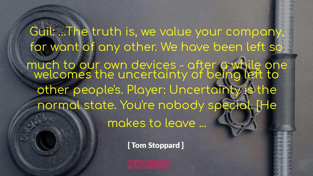 Covergirl Company quotes by Tom Stoppard
