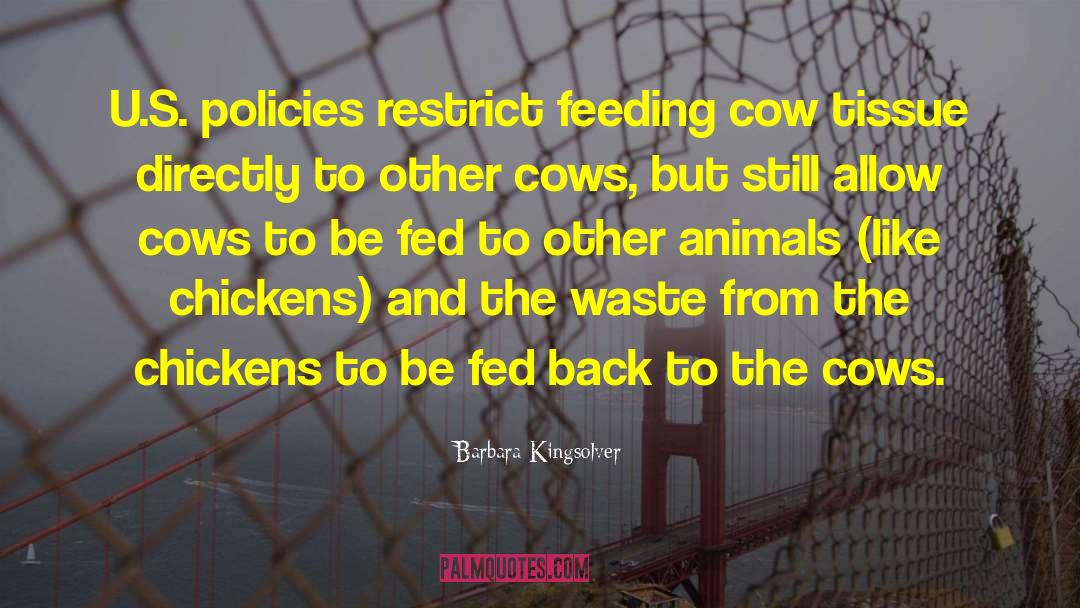 Cow S Milk quotes by Barbara Kingsolver