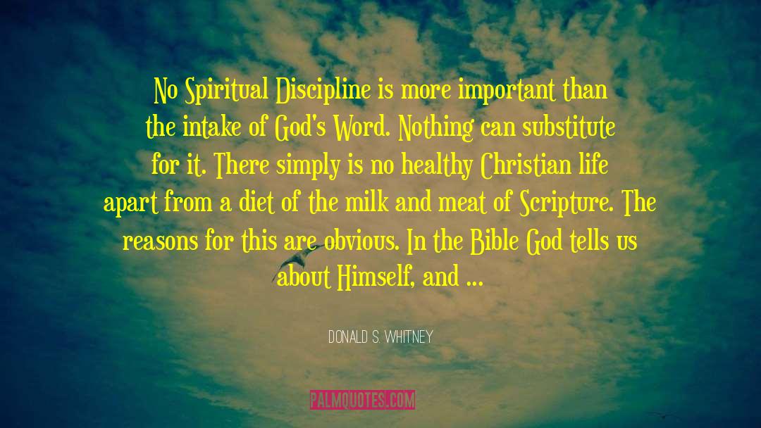 Cow S Milk quotes by Donald S. Whitney