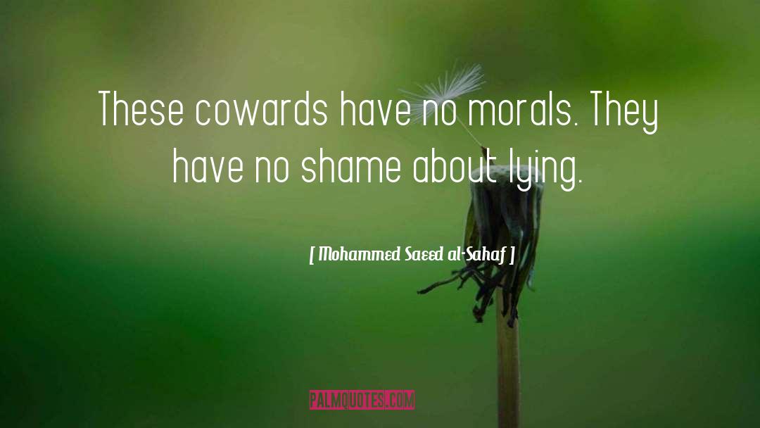 Coward quotes by Mohammed Saeed Al-Sahaf