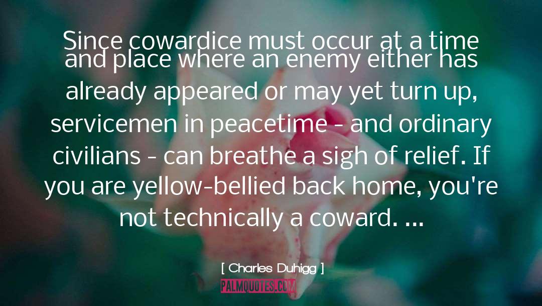 Cowardice quotes by Charles Duhigg