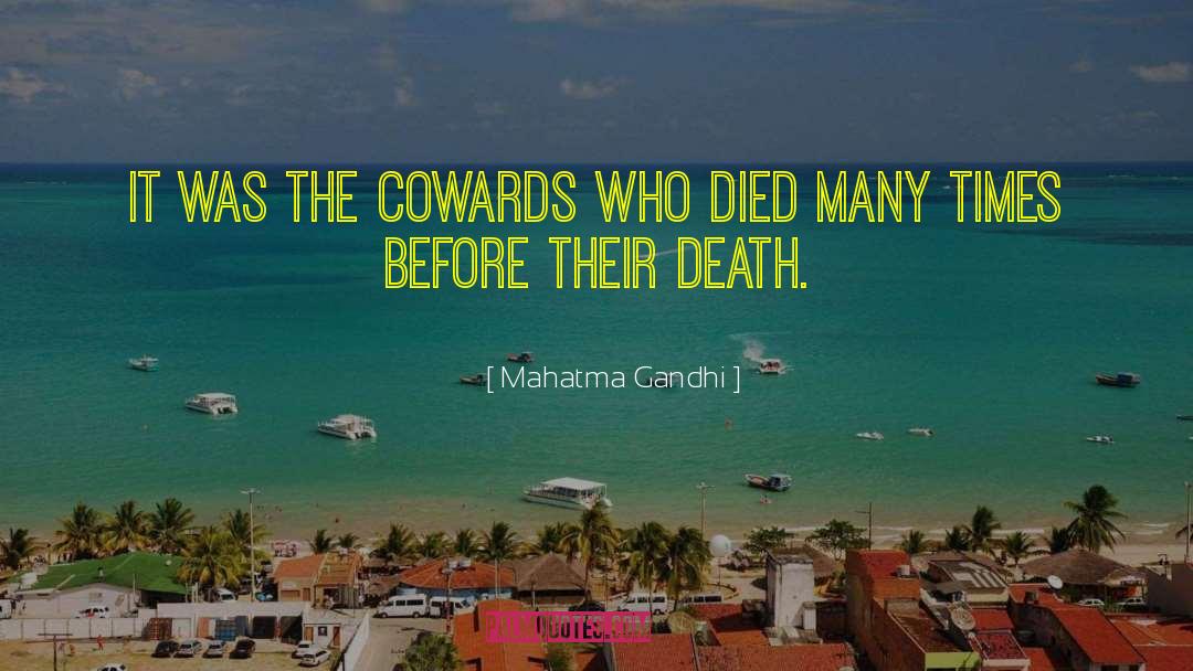 Cowards quotes by Mahatma Gandhi