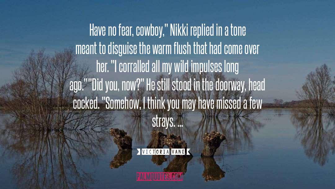 Cowboy Romance quotes by Victoria Vane