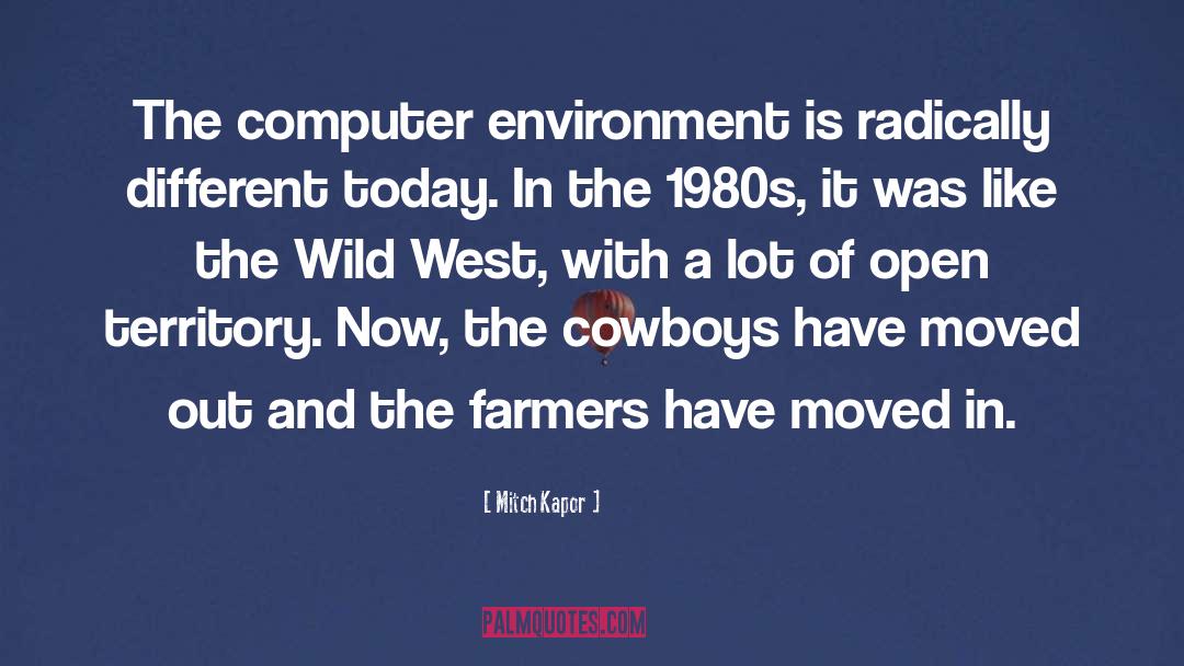 Cowboys quotes by Mitch Kapor