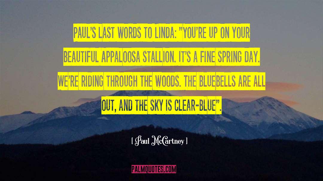 Coyote Blue quotes by Paul McCartney