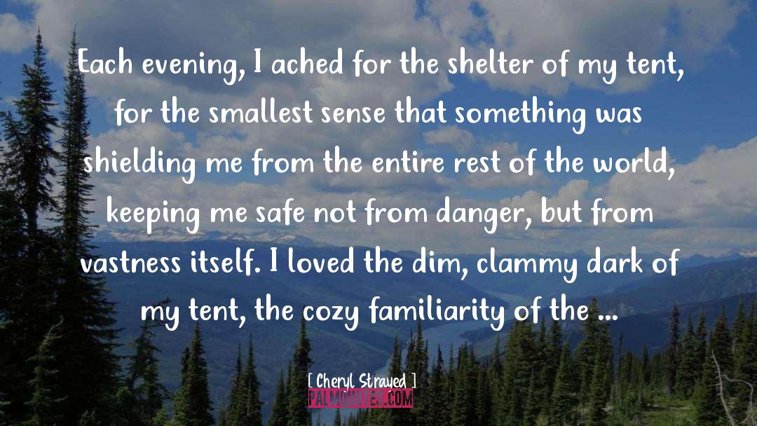 Cozy quotes by Cheryl Strayed
