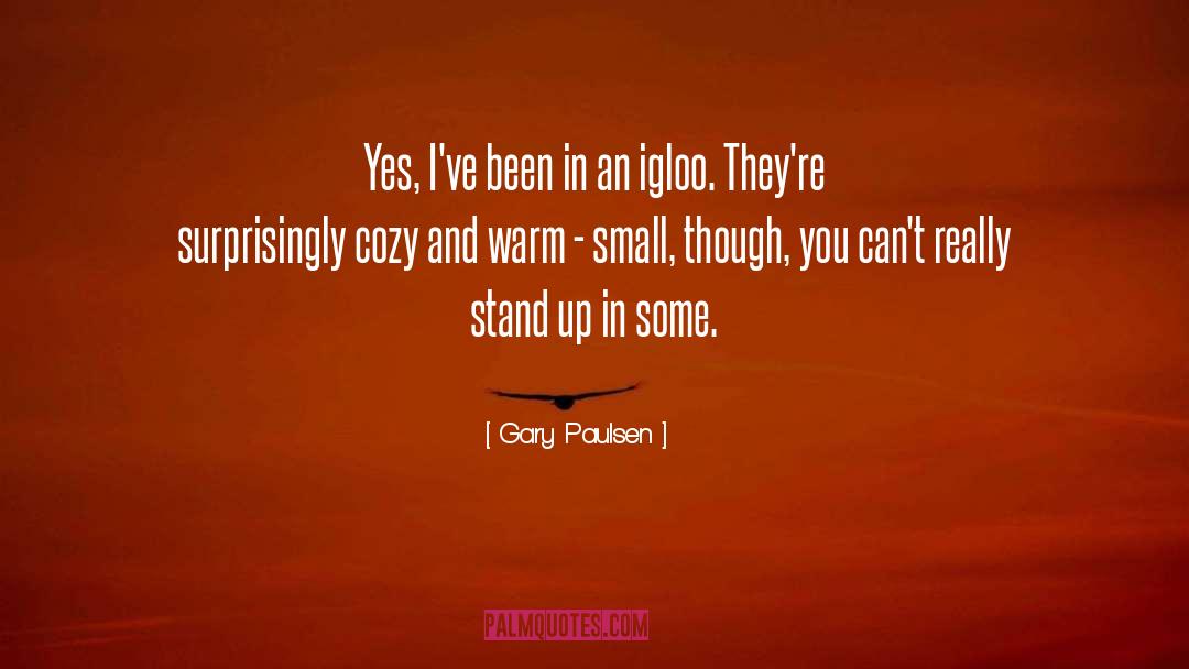 Cozy quotes by Gary Paulsen