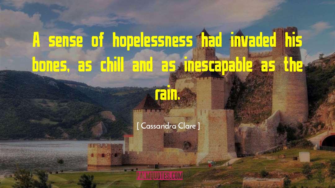 Cozy Rain quotes by Cassandra Clare