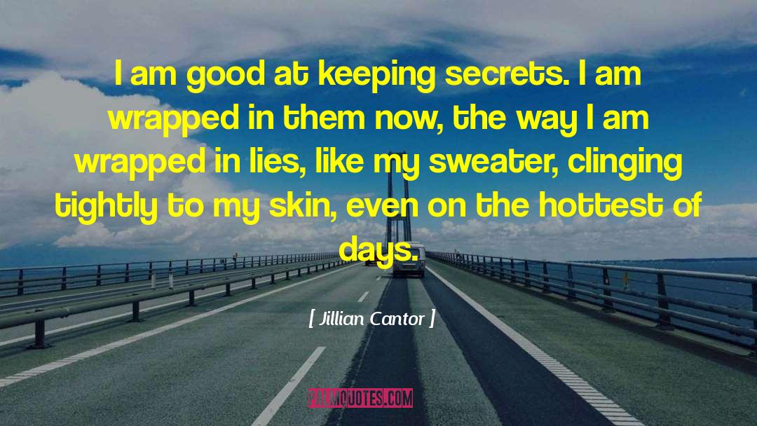 Cozy Sweater quotes by Jillian Cantor