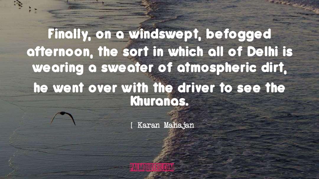 Cozy Sweater quotes by Karan Mahajan