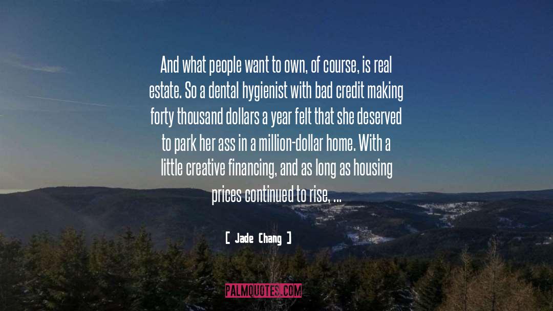 Cozzolino Real Estate quotes by Jade Chang