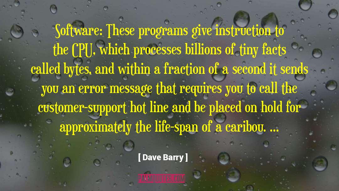 Cpu quotes by Dave Barry