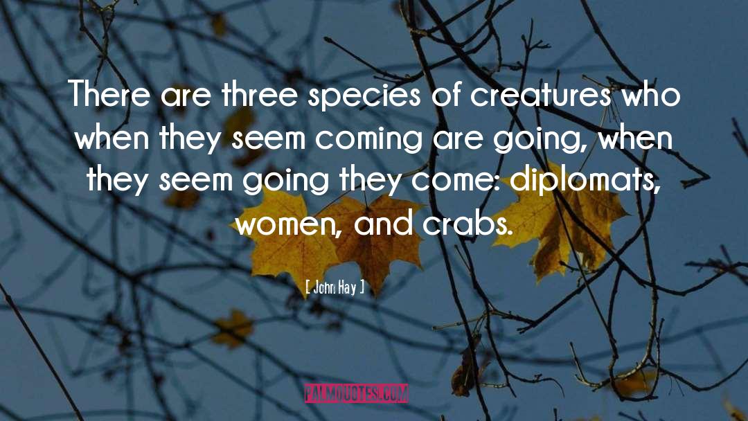 Crabs quotes by John Hay