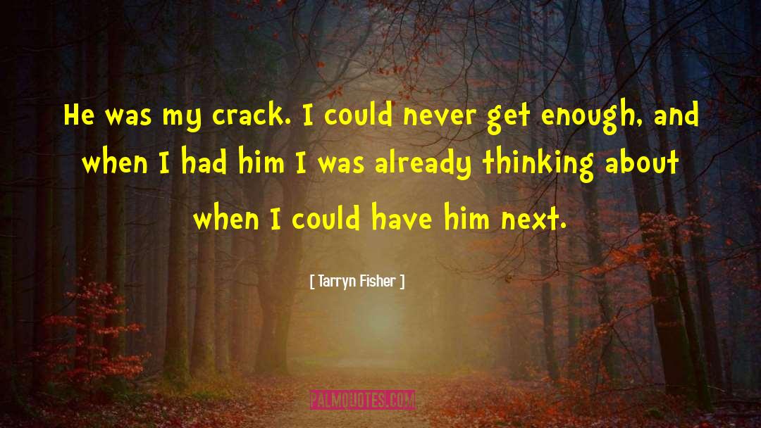 Crack Sentencing quotes by Tarryn Fisher