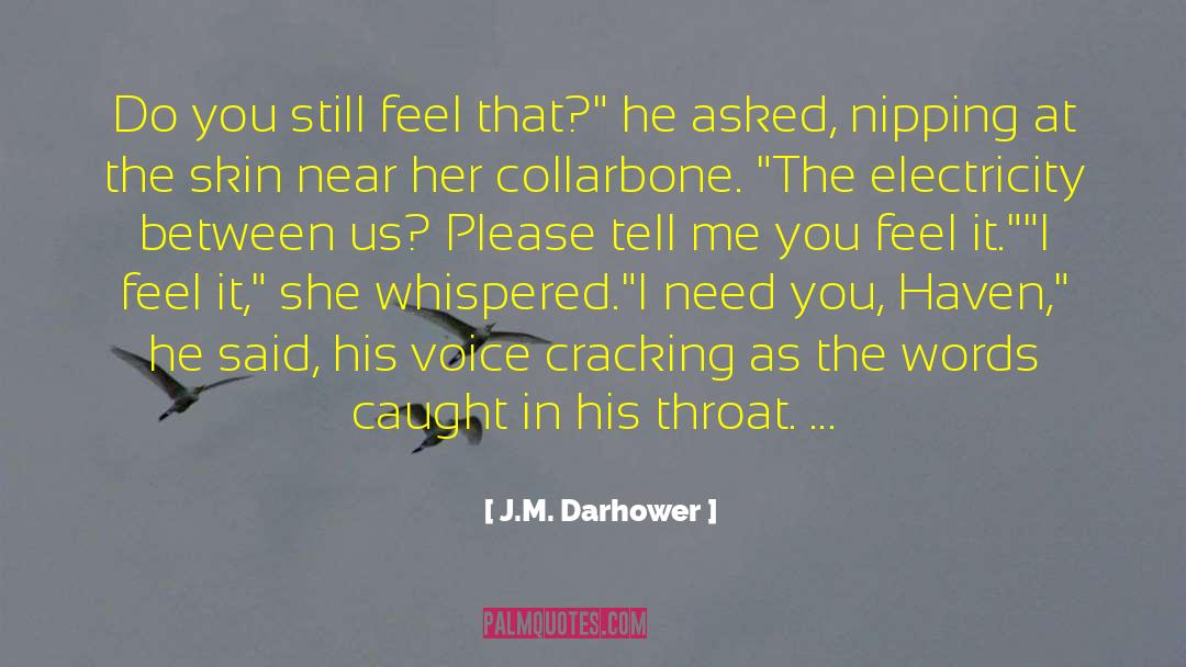 Cracking quotes by J.M. Darhower