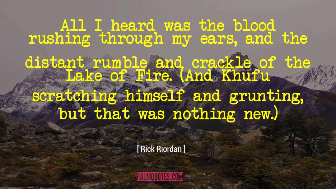 Crackle quotes by Rick Riordan