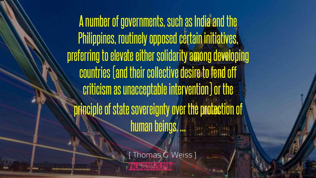 Cracknell Philippines quotes by Thomas G. Weiss