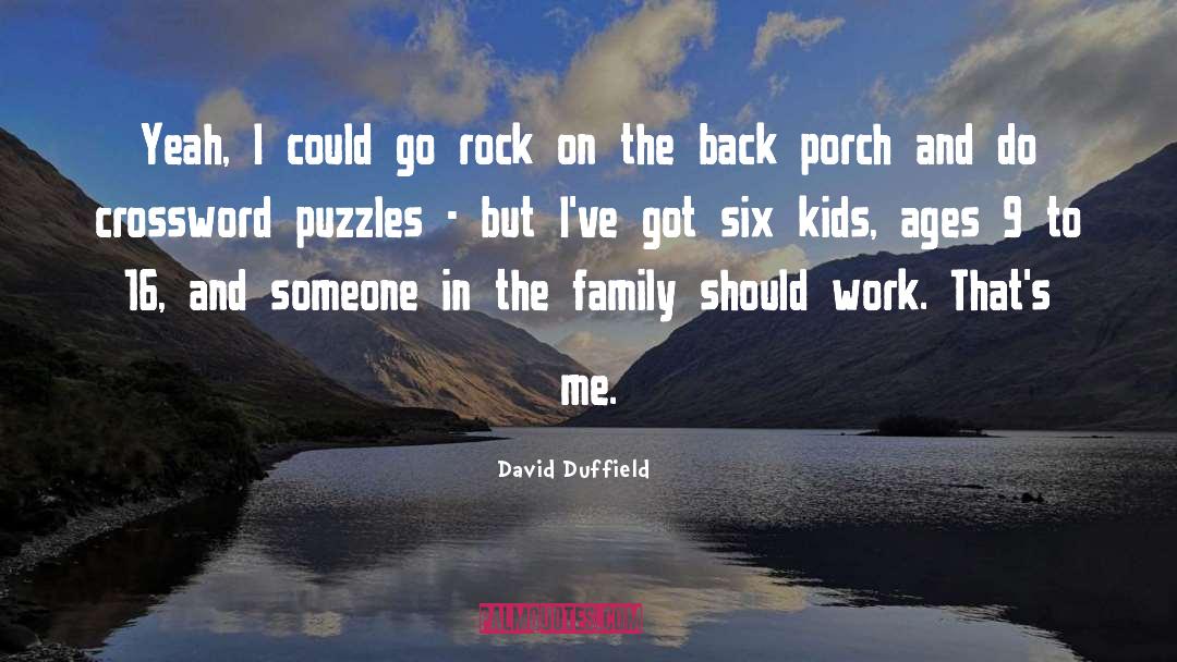 Crackpot Crossword quotes by David Duffield