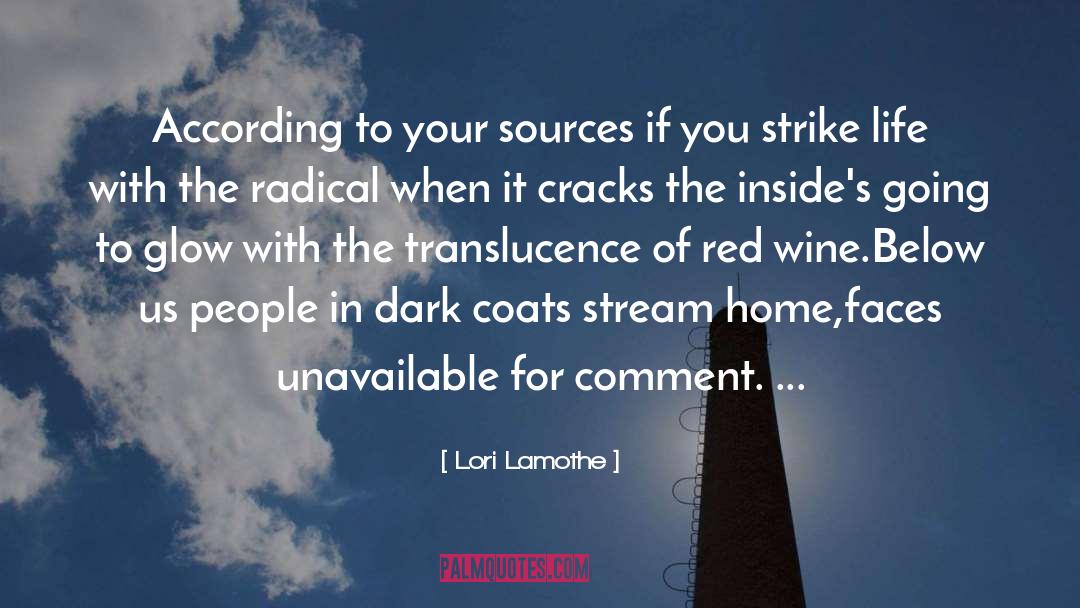 Cracks quotes by Lori Lamothe