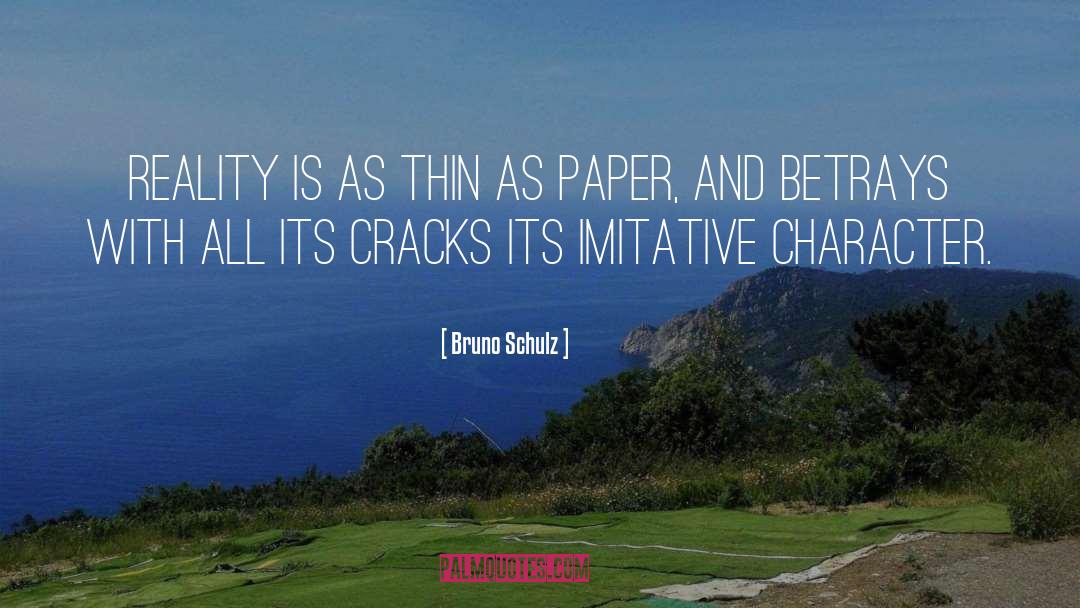 Cracks quotes by Bruno Schulz