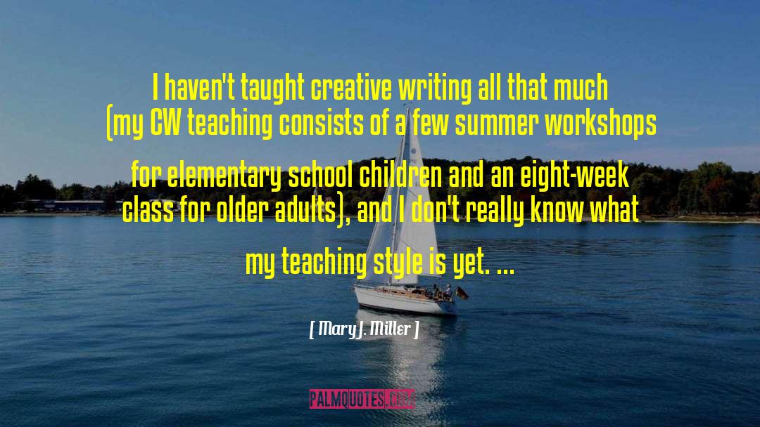 Cradleboard Elementary quotes by Mary J. Miller