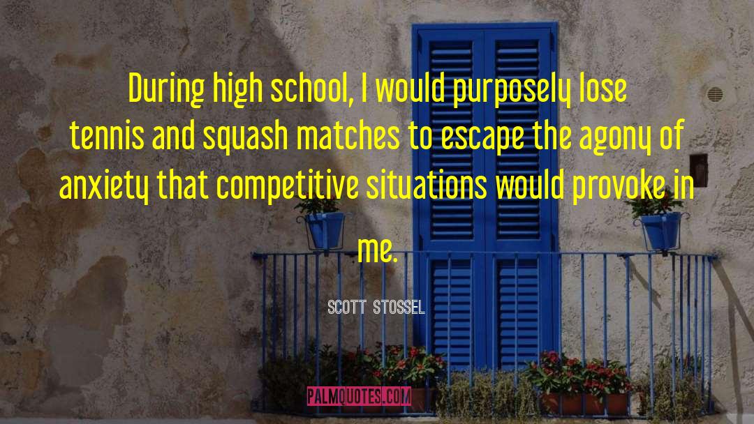Cradock High School quotes by Scott Stossel