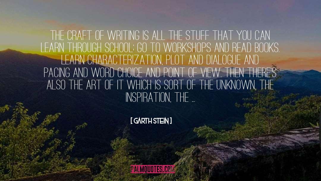 Craft Of Writing quotes by Garth Stein