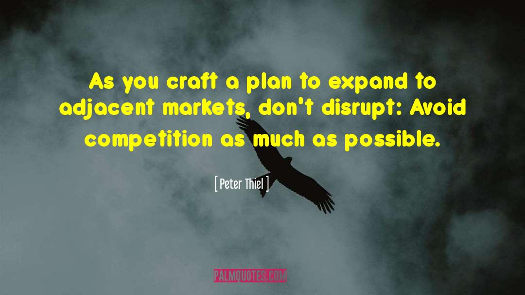 Craft Prices quotes by Peter Thiel