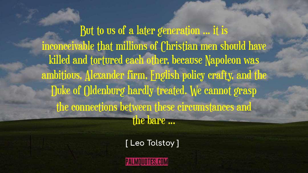 Crafty quotes by Leo Tolstoy