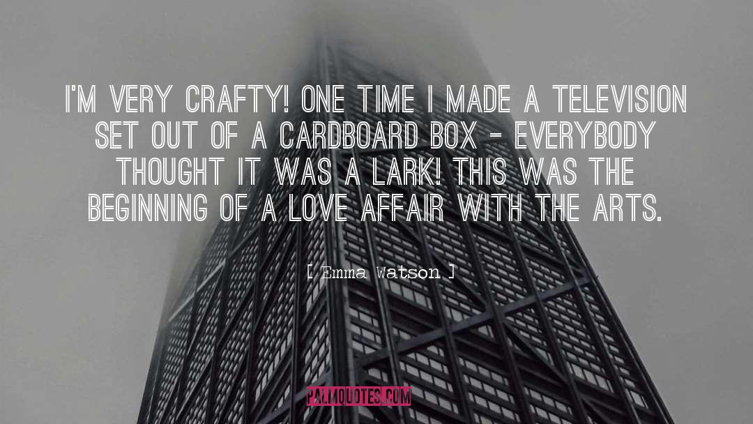 Crafty quotes by Emma Watson