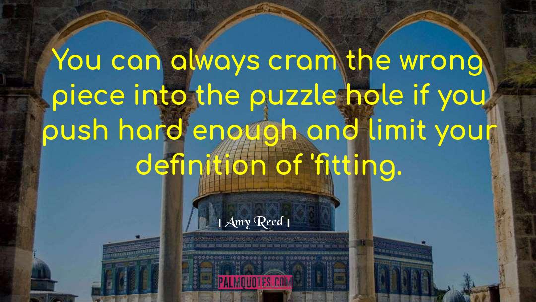 Cram quotes by Amy Reed