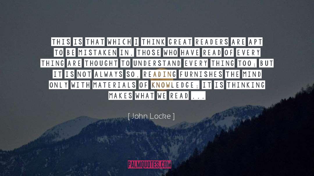 Cram quotes by John Locke