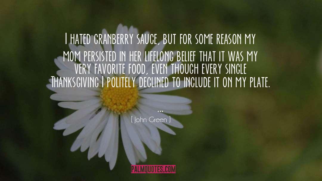 Cranberries quotes by John Green