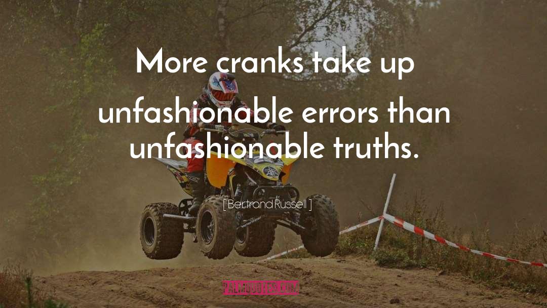 Cranks quotes by Bertrand Russell