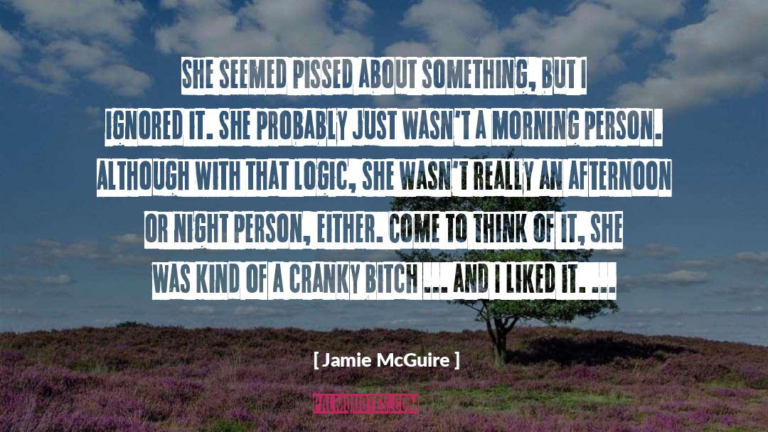 Cranky quotes by Jamie McGuire