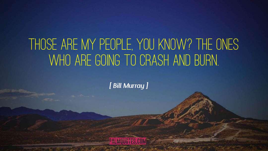 Crash And Burn quotes by Bill Murray