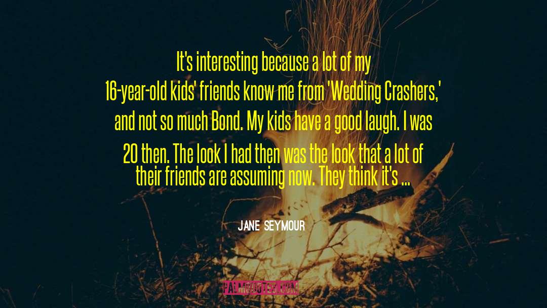 Crashers quotes by Jane Seymour