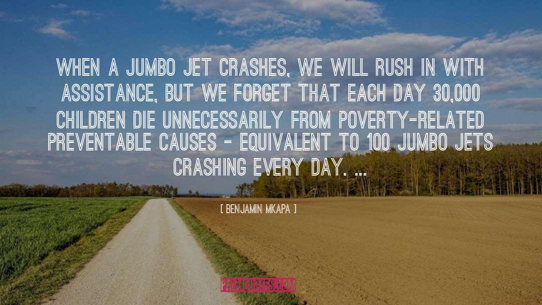 Crashes quotes by Benjamin Mkapa