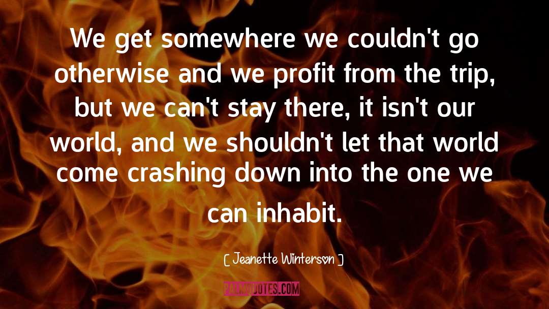 Crashing Down quotes by Jeanette Winterson