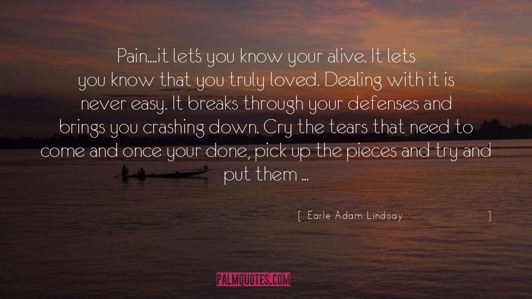 Crashing Down quotes by Earle Adam Lindsay