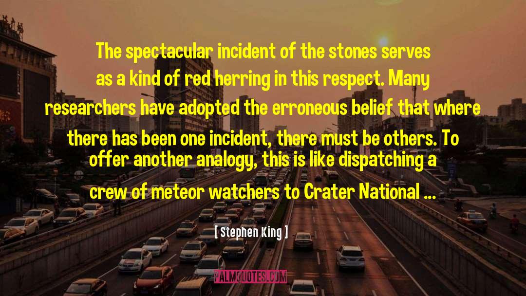 Crater quotes by Stephen King