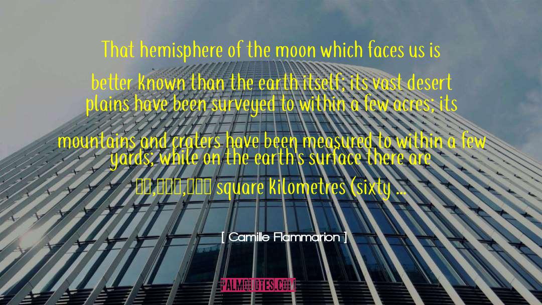 Craters quotes by Camille Flammarion