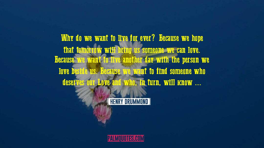Craving For Love quotes by Henry Drummond