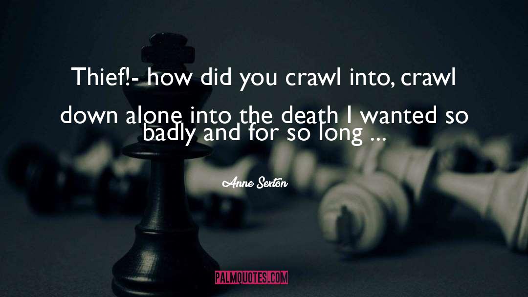 Crawl quotes by Anne Sexton