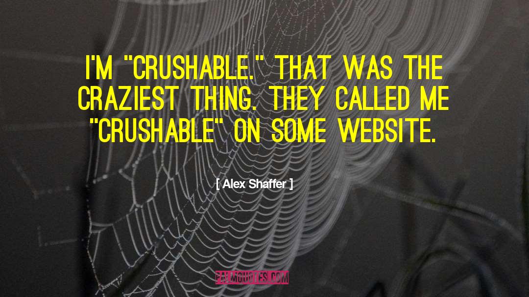 Craziest quotes by Alex Shaffer