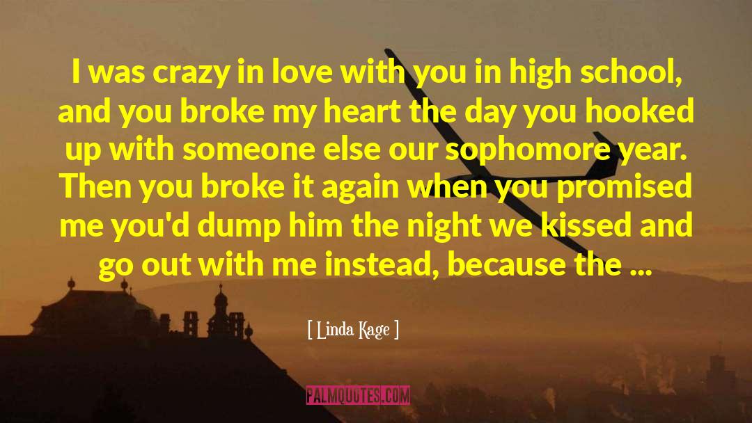 Crazy About Him Love quotes by Linda Kage