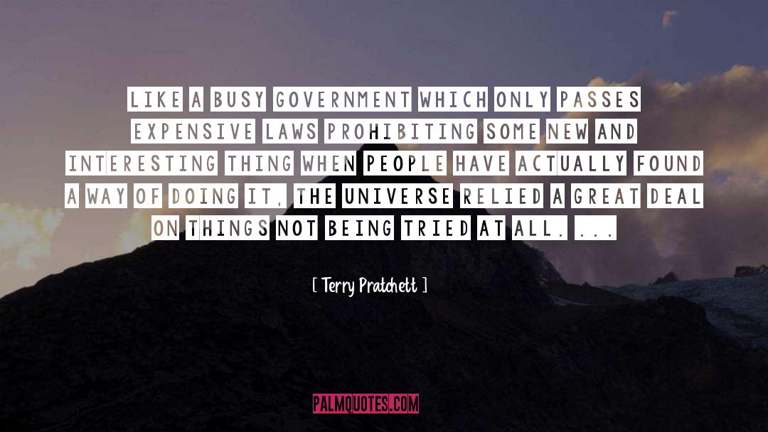 Crazy Busy quotes by Terry Pratchett